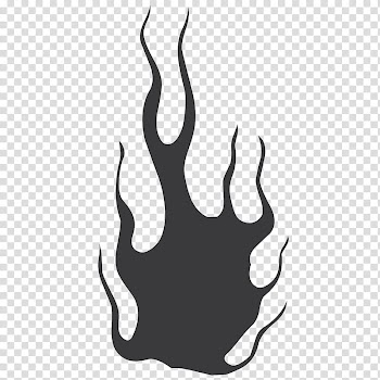Abstract Flames Brush Set, blakc fire illustration transparent background PNG clipart
