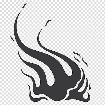 Abstract Flames Brush Set, of flame transparent background PNG clipart