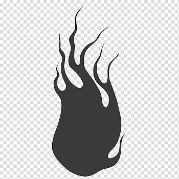 Abstract Flames Brush Set, of flame transparent background PNG clipart