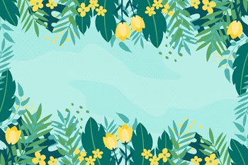 Abstract floral background in flat design Free Vector