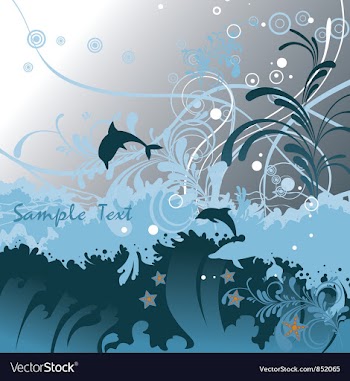 Abstract floral background vector image