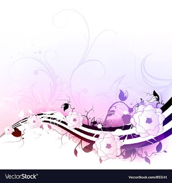 Abstract floral background vector image