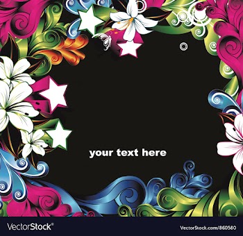 Abstract floral background vector image