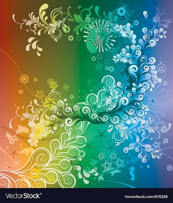 Abstract floral background vector image