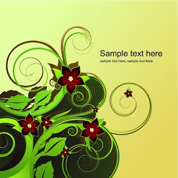 abstract floral background with place for your text