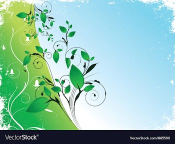 Abstract floral background with space for text vector image