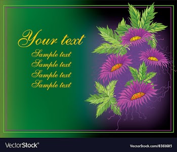 Abstract Floral Design vector image