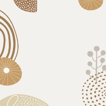 Abstract floral frame background, beige | Free PSD - rawpixel