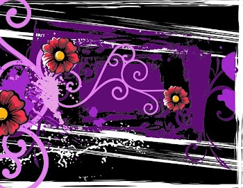 Abstract floral grunge background.