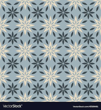 abstract floral holiday seamless pattern