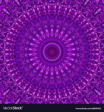 Abstract floral mandala background - circular vector image