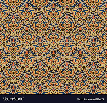 abstract floral seamless pattern flourish tiled