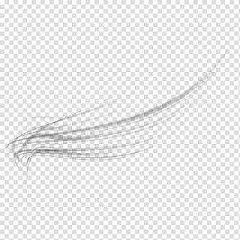 Abstract Flow Brushes, gray lines transparent background PNG clipart