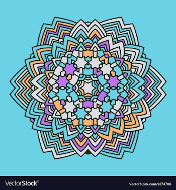 Abstract flower 2 vector image