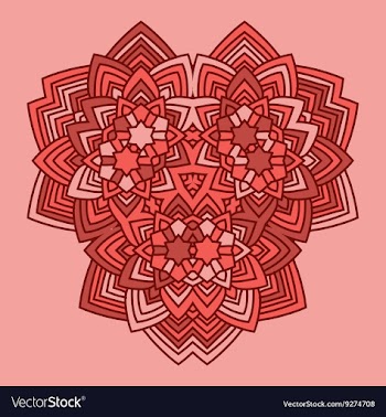 Abstract flower 3 vector image
