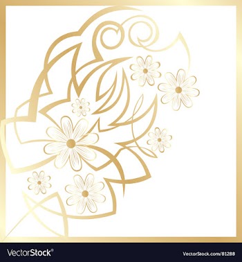 Abstract flower background vector image