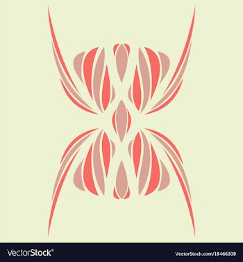 Abstract flower oriental pattern vector image