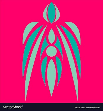 Abstract flower oriental pattern vector image