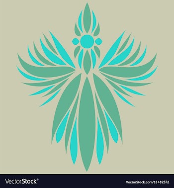 Abstract flower oriental pattern vector image