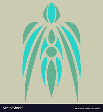 Abstract flower oriental pattern vector image
