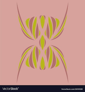 Abstract flower oriental pattern vector image
