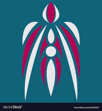 Abstract flower oriental pattern vector image