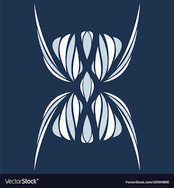 Abstract flower oriental pattern vector image