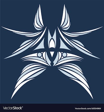 Abstract flower oriental pattern vector image
