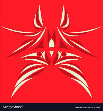 Abstract flower oriental pattern vector image