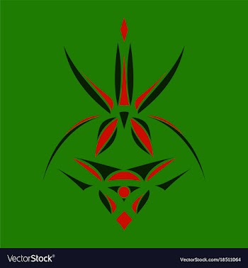 Abstract flower oriental pattern vector image
