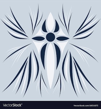 Abstract flower oriental pattern vector image