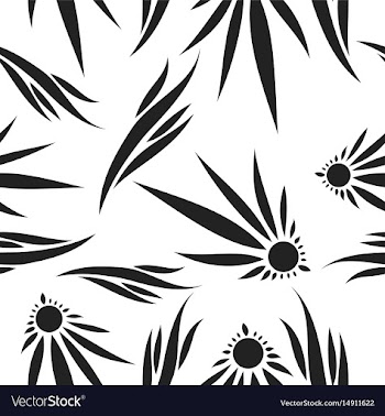 Abstract flower pattern vector image