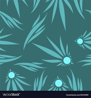 Abstract flower pattern vector image