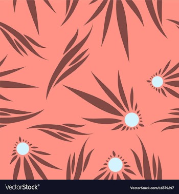 Abstract flower pattern vector image