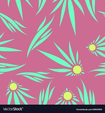Abstract flower pattern vector image