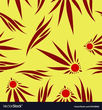 Abstract flower pattern vector image