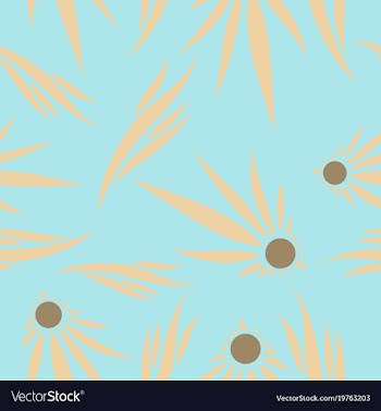 Abstract flower pattern vector image