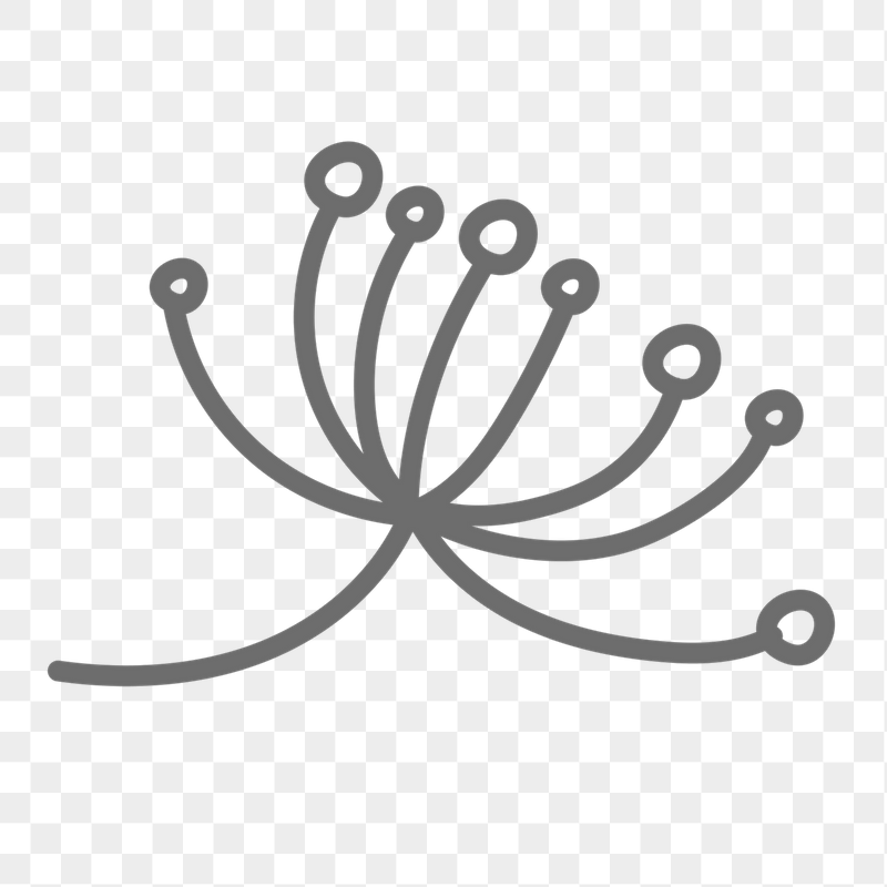 Abstract flower png doodle sticker, | Free PNG - rawpixel