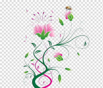 Abstract Flower PNG High-Quality Image