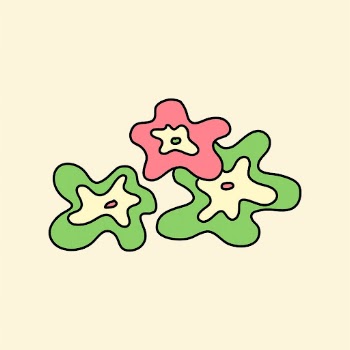 Abstract flowers, colorful doodle design | Free Vector - rawpixel