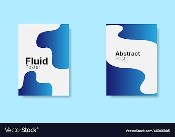 abstract fluid background for poster design