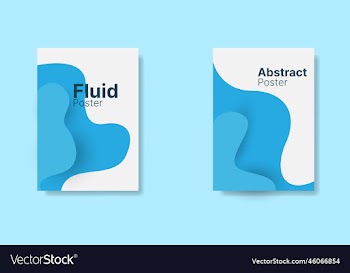 abstract fluid background for poster design