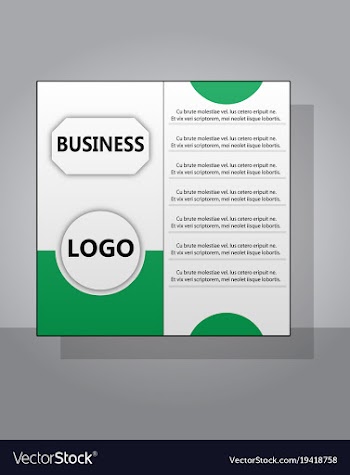 Abstract flyer design background brochure template vector image
