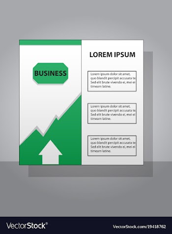 Abstract flyer design background brochure template vector image