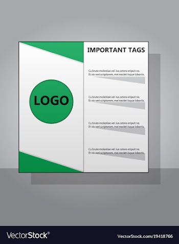 Abstract flyer design background brochure template vector image