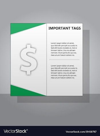 Abstract flyer design background brochure template vector image