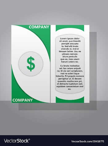 Abstract flyer design background brochure template vector image