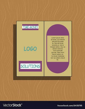 Abstract flyer design background brochure template vector image
