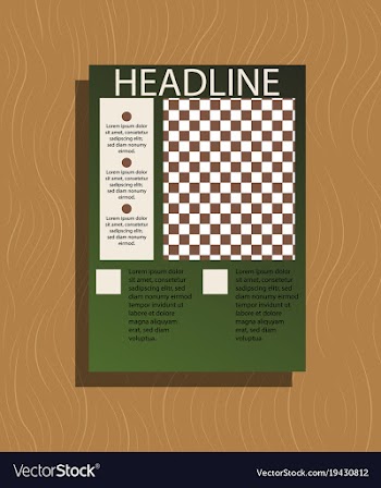 Abstract flyer design background brochure template vector image