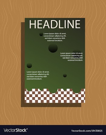 Abstract flyer design background brochure template vector image